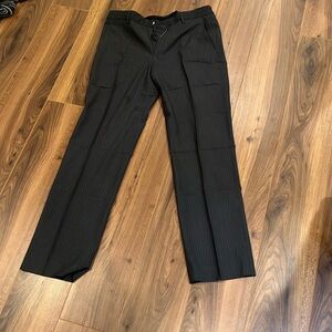 Black striped pants from Banana Republic size 31/32